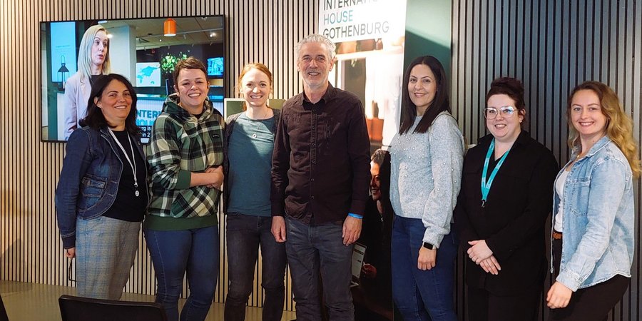 Die Teilnehmenden am Academia-Austauschprogramm in Göteborg.